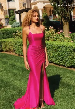 Fitted|Long Dresses^Faviana 11215