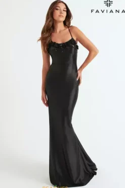 Fitted|Long Dresses^Faviana 11249