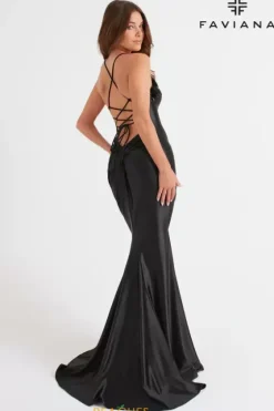 Fitted|Long Dresses^Faviana 11249