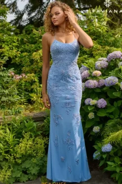 Fitted|Long Dresses^Faviana 11440