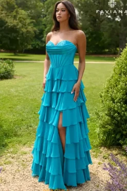 Long Dresses^Faviana 11436