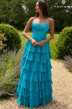 Long Dresses^Faviana 11436