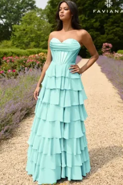 Long Dresses^Faviana 11436