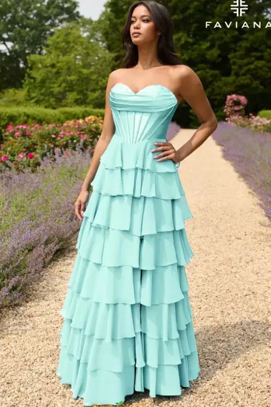 Long Dresses^Faviana 11436