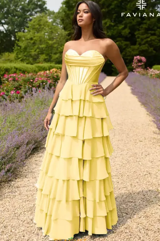 Long Dresses^Faviana 11436