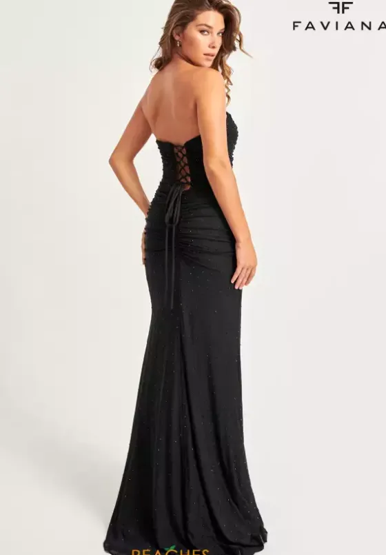 Fitted|Long Dresses^Faviana 11040