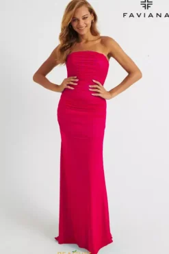 Fitted|Long Dresses^Faviana 11040