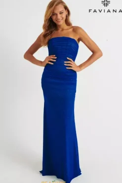 Fitted|Long Dresses^Faviana 11040