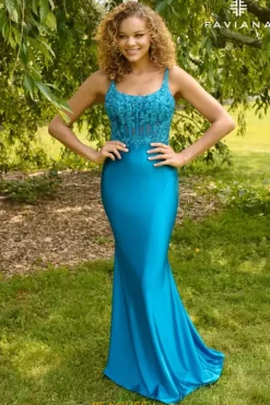 Fitted|Long Dresses^Faviana 11467