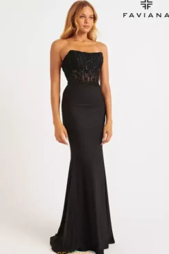 Military Ball|Fitted^Faviana 11081
