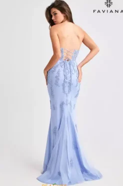 Fitted|Long Dresses^Faviana 11407