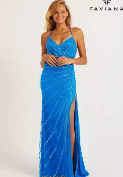 Fitted|Long Dresses^Faviana 11242