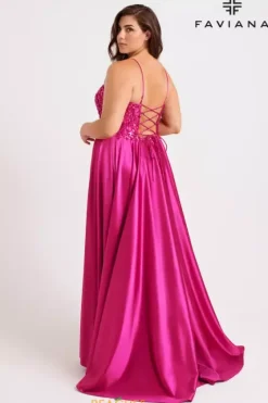 Long Dresses|Plus Sized Dresses^Faviana 9582