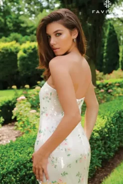 Fitted|Long Dresses^Faviana 11222