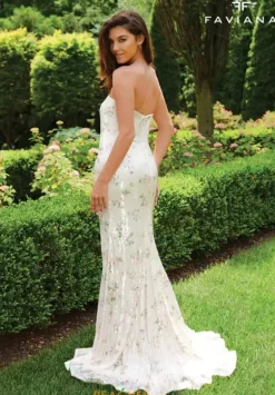 Fitted|Long Dresses^Faviana 11222