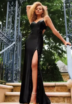 Fitted|Long Dresses^Faviana 11253