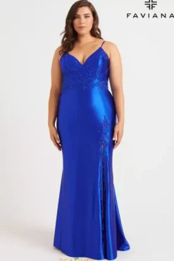 Fitted|Plus Size^Faviana 9562