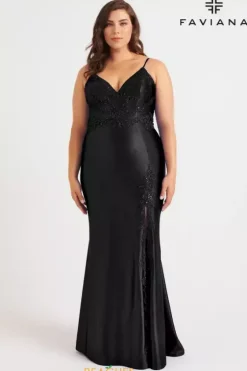 Fitted|Plus Size^Faviana 9562