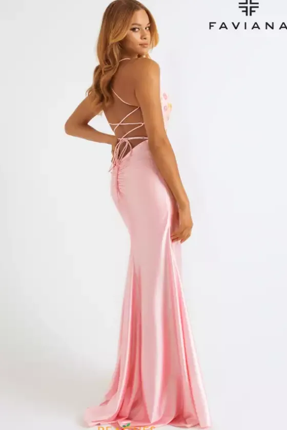 Fitted|Long Dresses^Faviana 11252