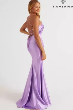 Fitted|Long Dresses^Faviana 11252