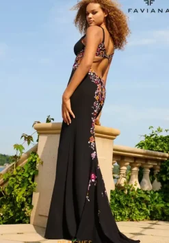 Fitted|Long Dresses^Faviana 11027