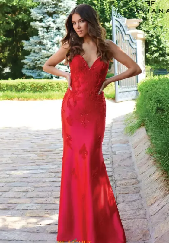 Fitted|Long Dresses^Faviana 11245