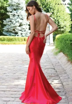 Fitted|Long Dresses^Faviana 11245