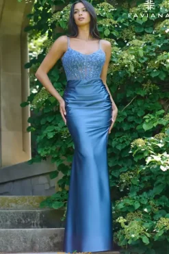 Fitted|Long Dresses^Faviana 11433