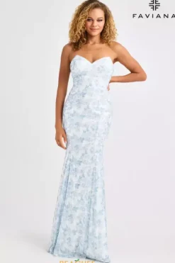 Fitted|Long Dresses^Faviana 11441