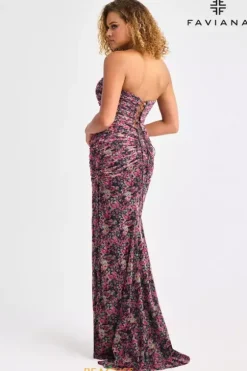 Fitted|Long Dresses^Faviana 11461