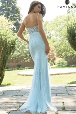 Fitted|Long Dresses^Faviana 11439