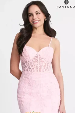 Fitted|Long Dresses^Faviana 11439