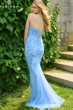 Fitted|Long Dresses^Faviana 11472