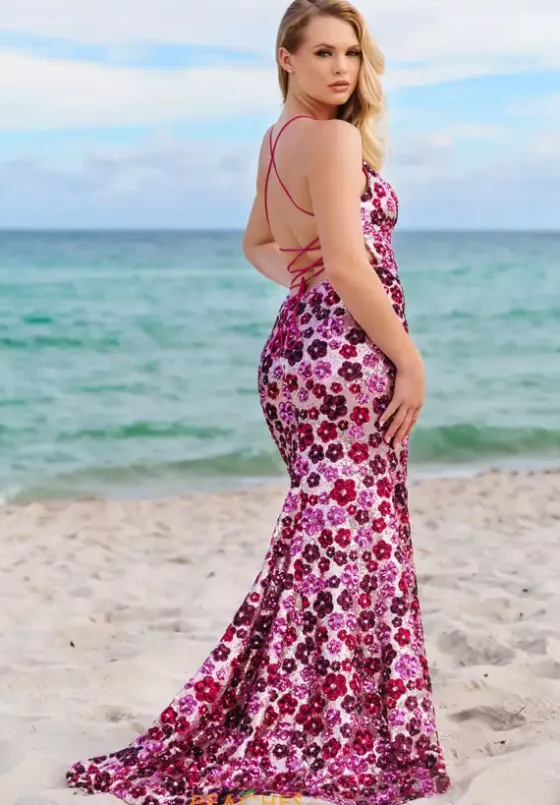 Fitted|Long Dresses^Faviana 11000