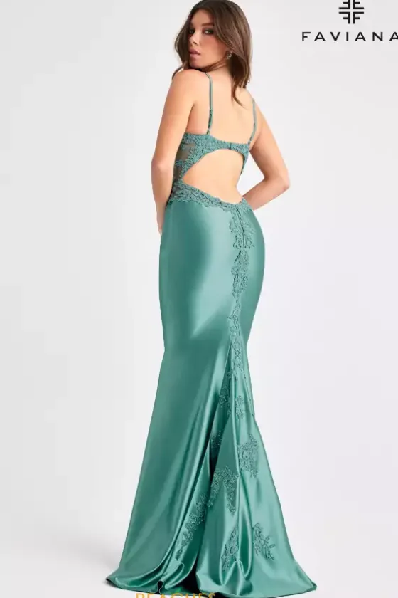 Fitted|Long Dresses^Faviana 11403