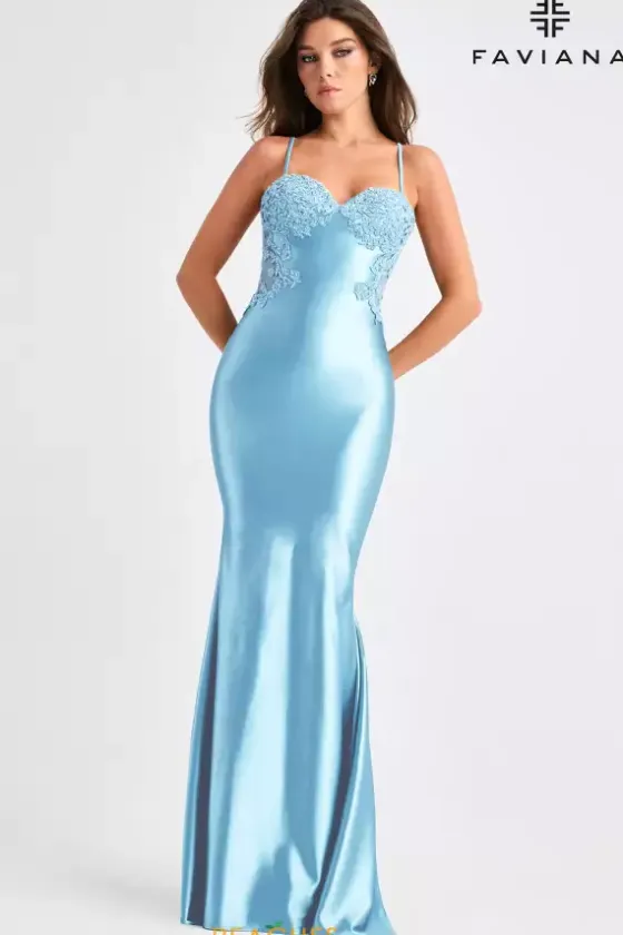 Fitted|Long Dresses^Faviana 11403