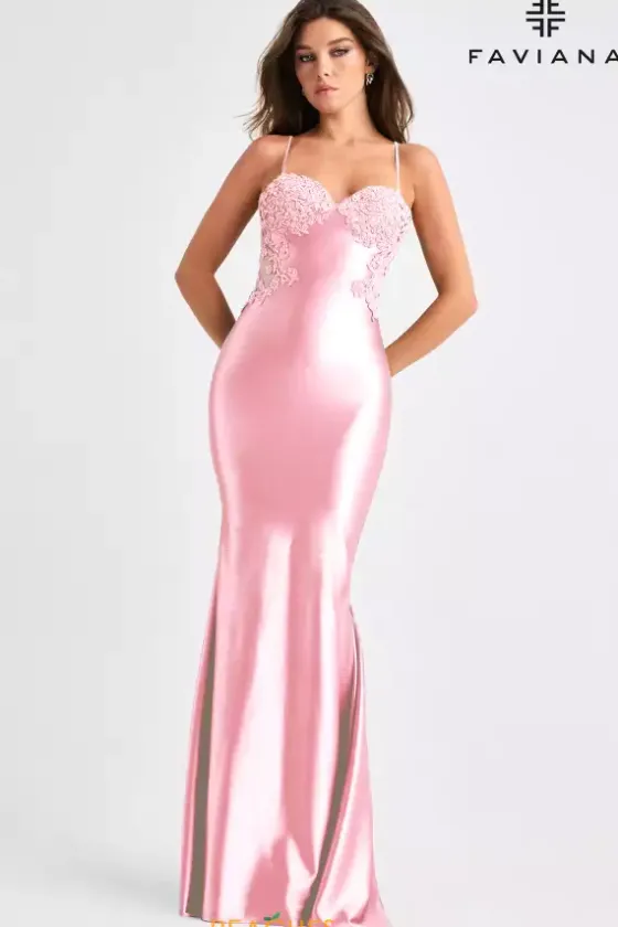 Fitted|Long Dresses^Faviana 11403