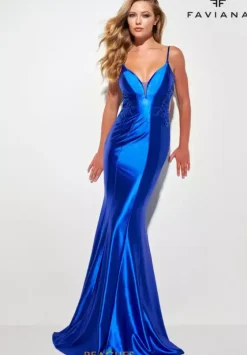 Fitted|Long Dresses^Faviana 11007