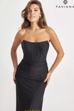 Winter Formal|Wedding Guest^Faviana 11041 Black