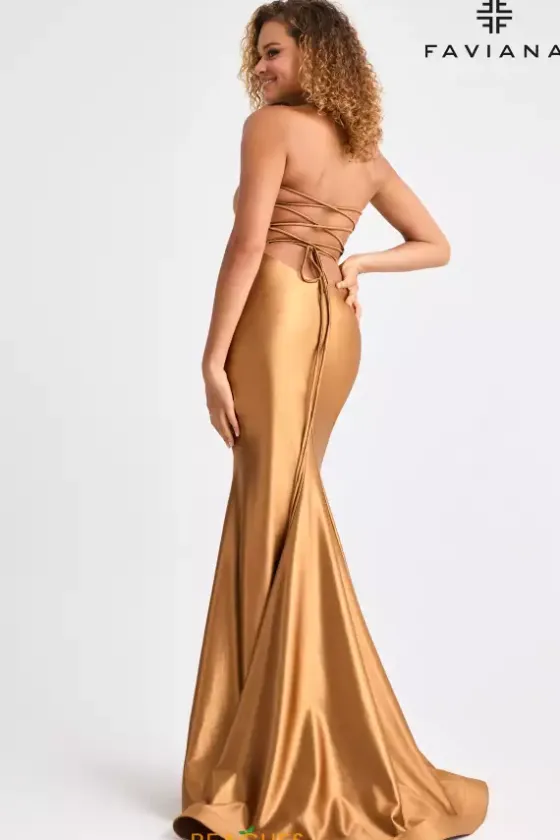 Fitted|Long Dresses^Faviana 11211