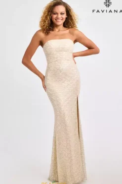 Fitted|Long Dresses^Faviana 11446