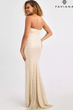Fitted|Long Dresses^Faviana 11446