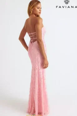 Fitted|Long Dresses^Faviana 11085