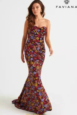 Fitted|Plus Size^Faviana 11036