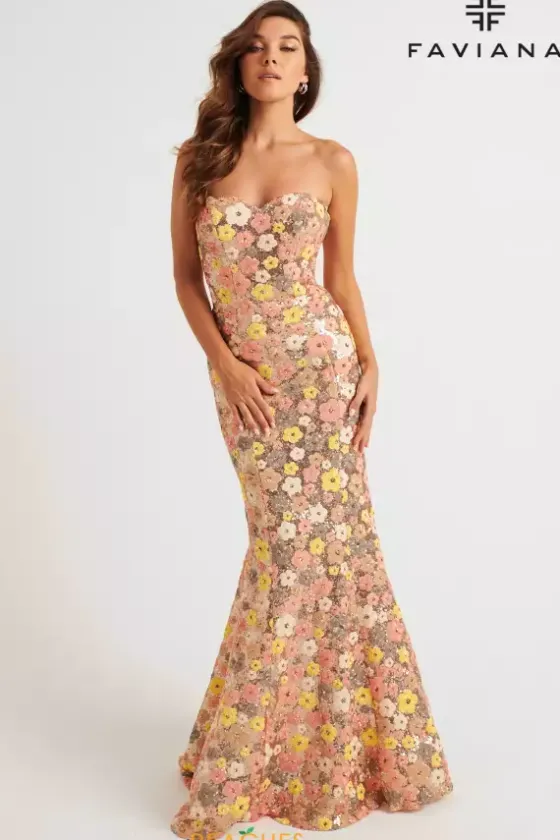 Fitted|Plus Size^Faviana 11036