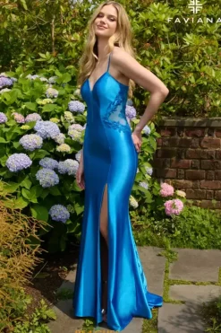 Fitted|Long Dresses^Faviana 11426