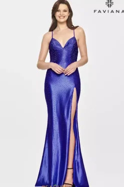 Fitted|Long Dresses^Faviana S10801