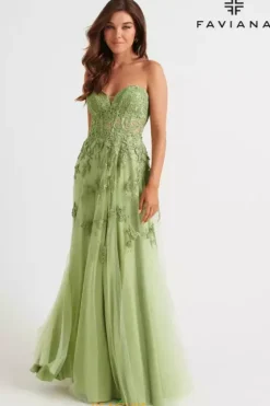 Long Dresses|Plus Sized Dresses^Faviana S10814