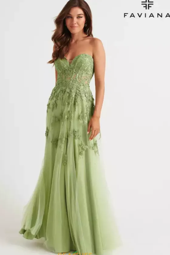 Long Dresses|Plus Sized Dresses^Faviana S10814