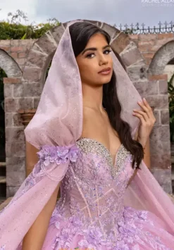 Sweet Sixteen^Rachel Allan Quince Hood/Streamers Only. Dress Not Included.